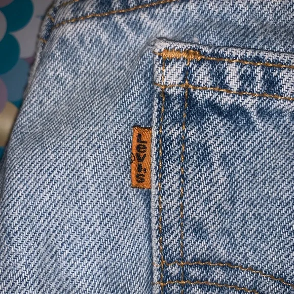 Levi Orange Tab 550 Rare Vintage Mom Jean Shorts - Picture 2 of 8